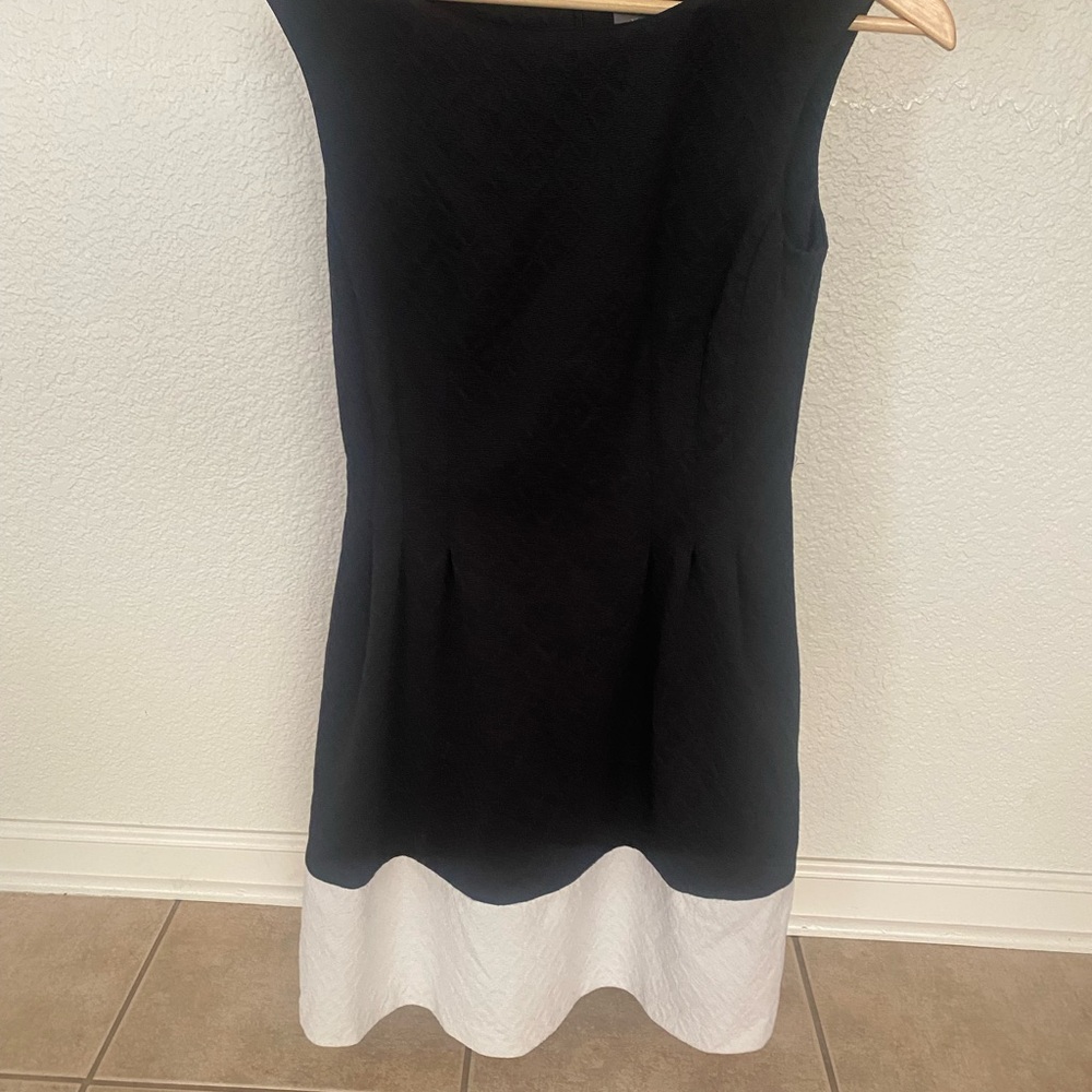 Vince Camuto Black and White Mini Dress